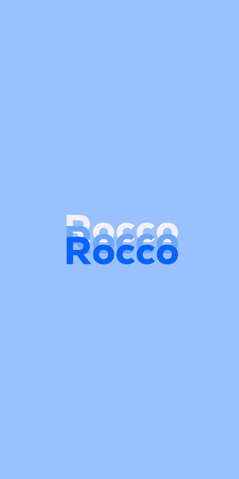 Free photo of Name DP: Rocco