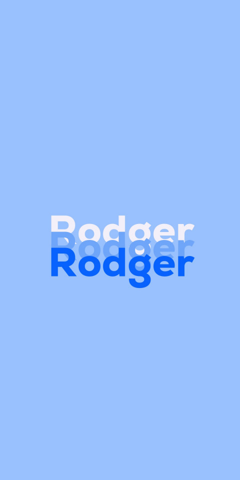 Free photo of Name DP: Rodger