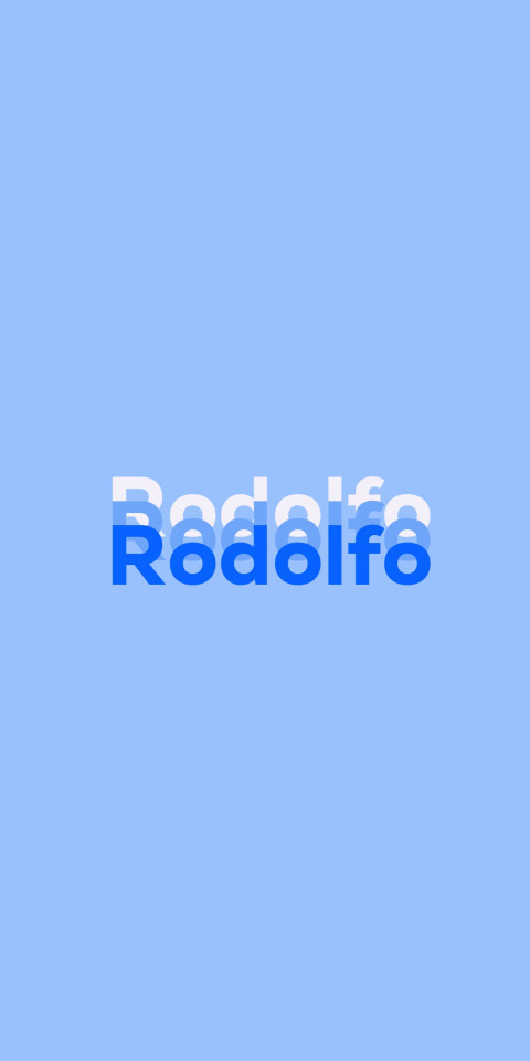 Free photo of Name DP: Rodolfo