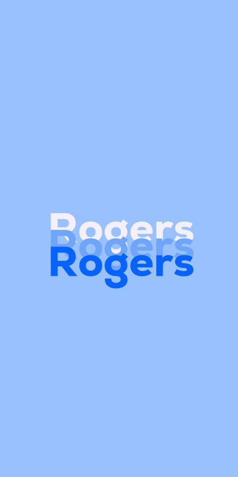 Free photo of Name DP: Rogers