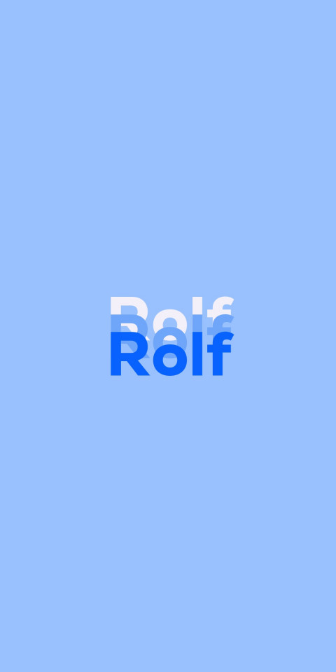 Free photo of Name DP: Rolf