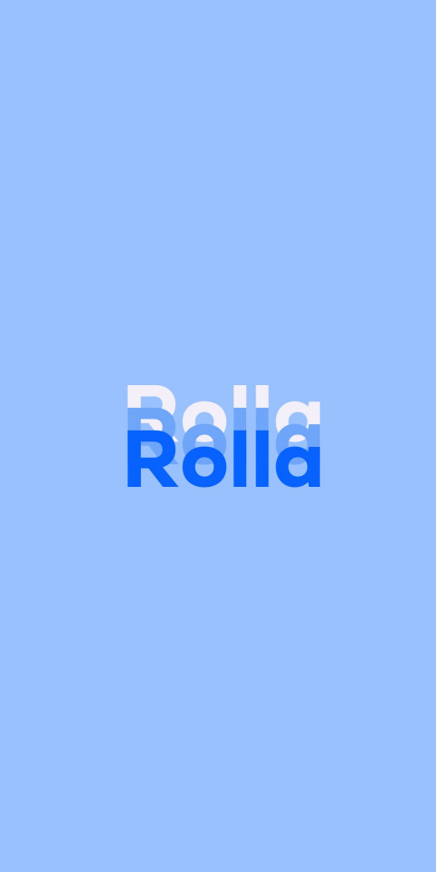 Free photo of Name DP: Rolla