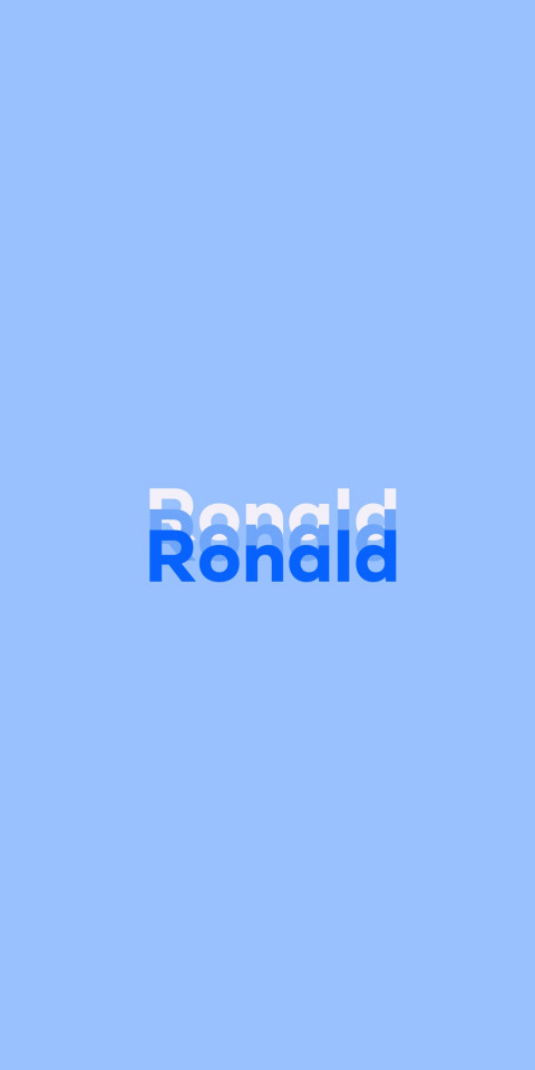 Free photo of Name DP: Ronald