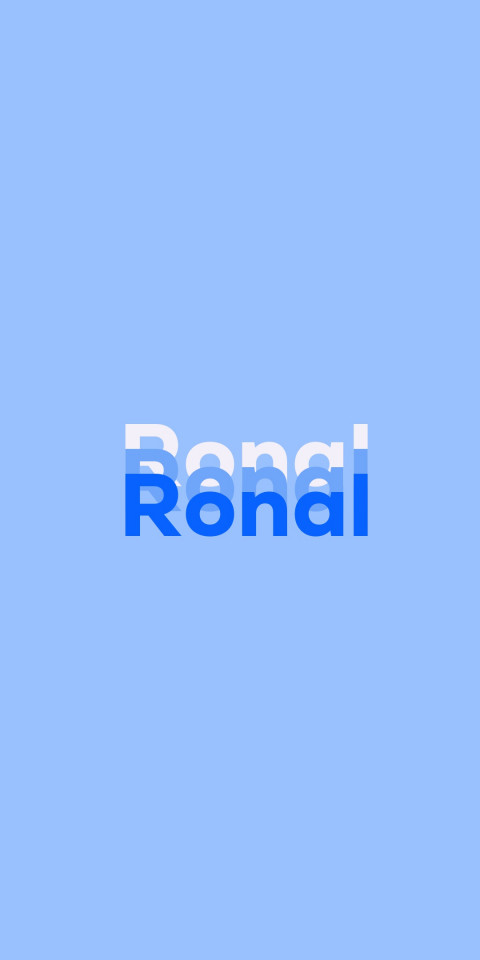 Free photo of Name DP: Ronal