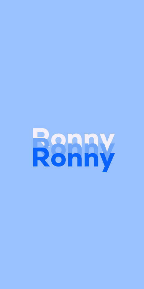 Free photo of Name DP: Ronny