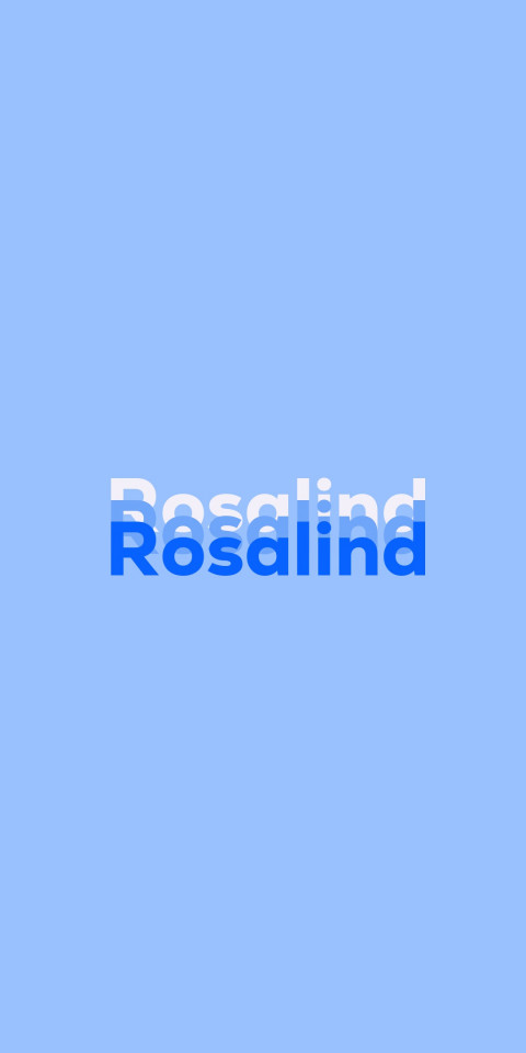Free photo of Name DP: Rosalind