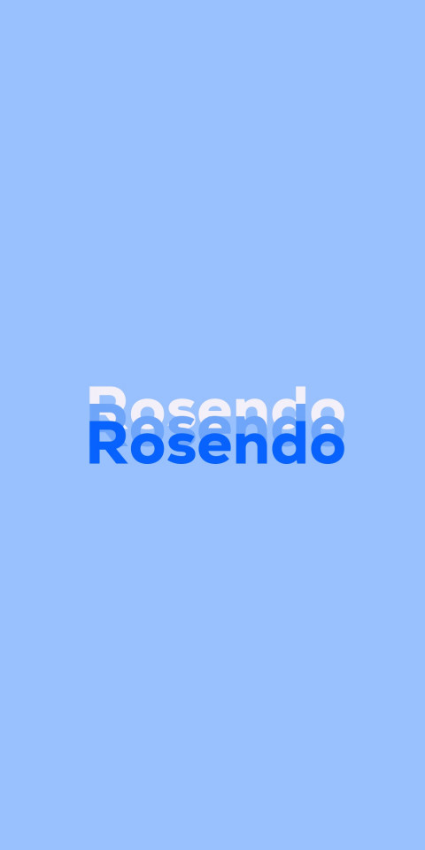 Free photo of Name DP: Rosendo