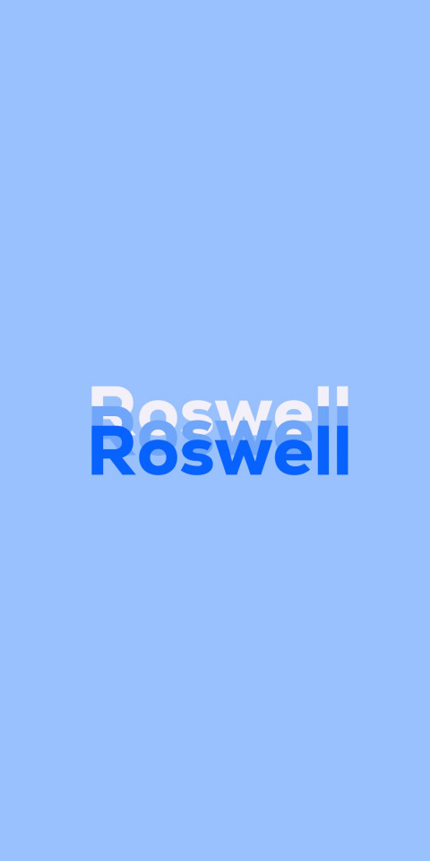 Free photo of Name DP: Roswell