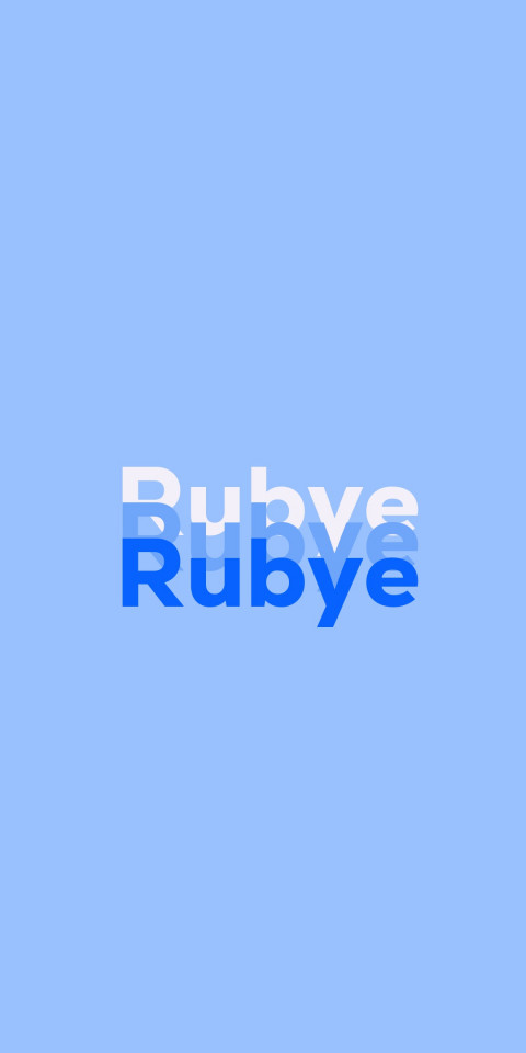 Free photo of Name DP: Rubye