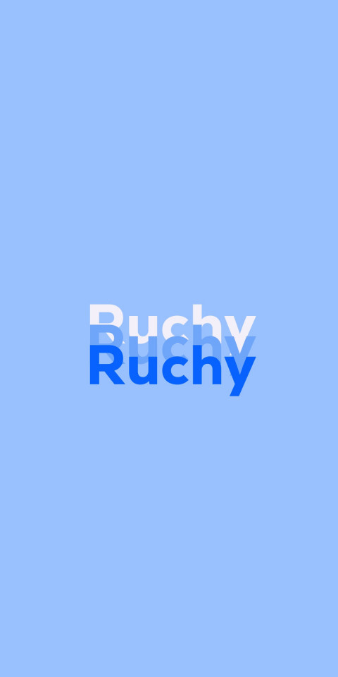 Free photo of Name DP: Ruchy