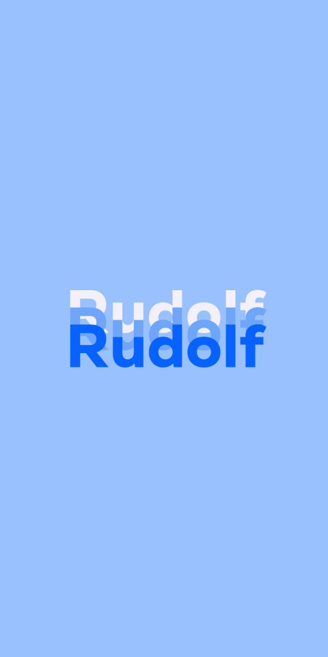 Free photo of Name DP: Rudolf
