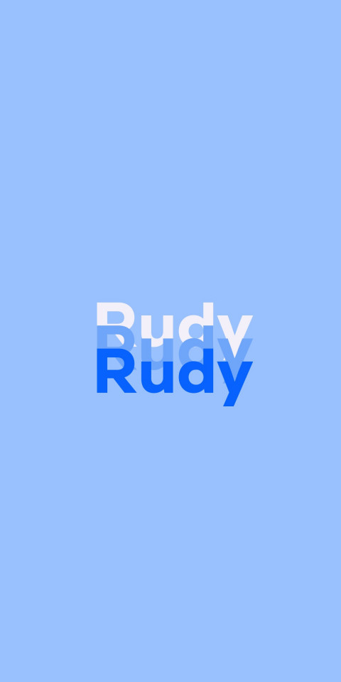 Free photo of Name DP: Rudy