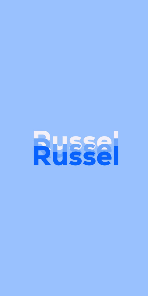 Free photo of Name DP: Russel