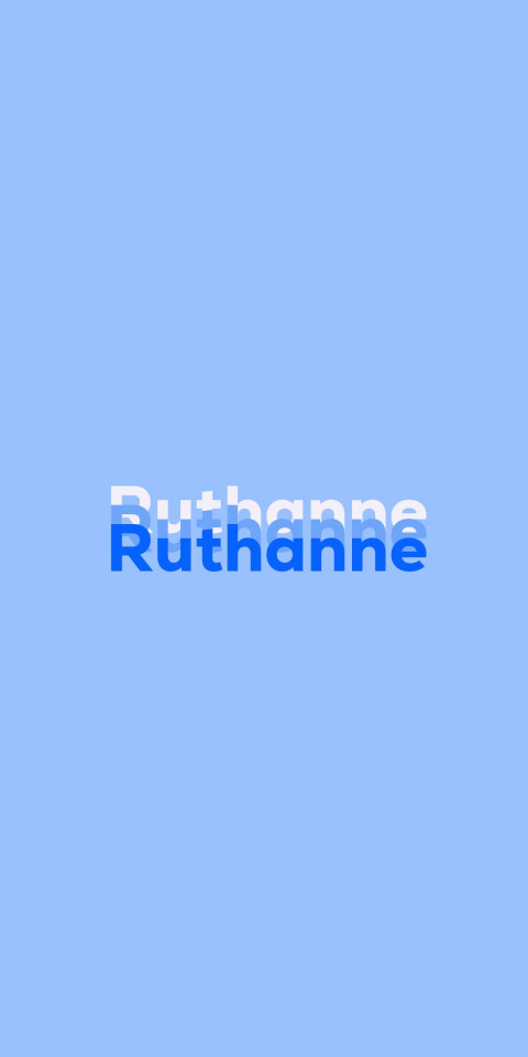 Free photo of Name DP: Ruthanne