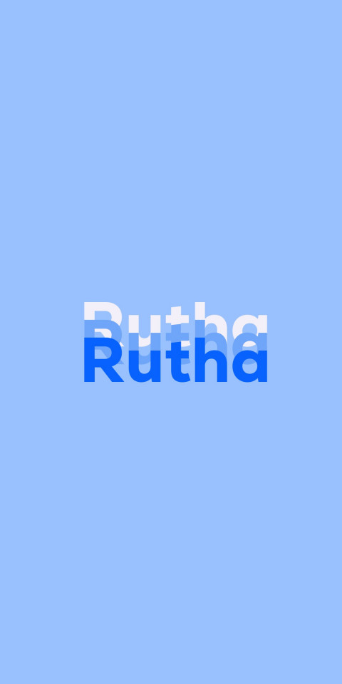 Free photo of Name DP: Rutha