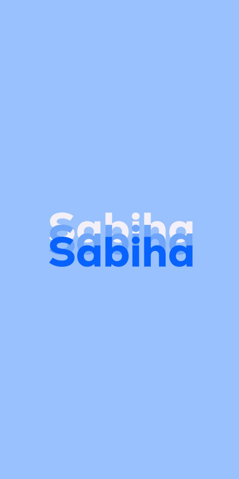 Free photo of Name DP: Sabiha