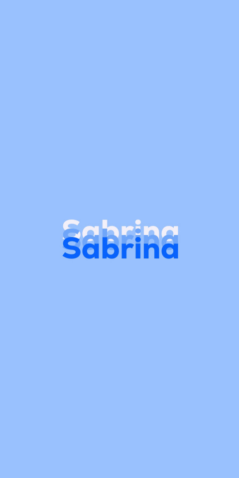 Free photo of Name DP: Sabrina