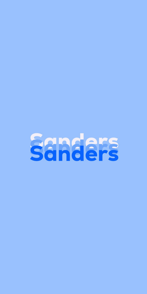 Free photo of Name DP: Sanders