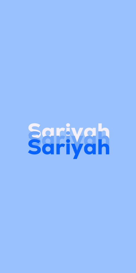 Free photo of Name DP: Sariyah