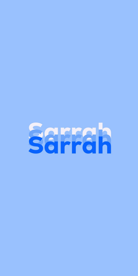 Free photo of Name DP: Sarrah