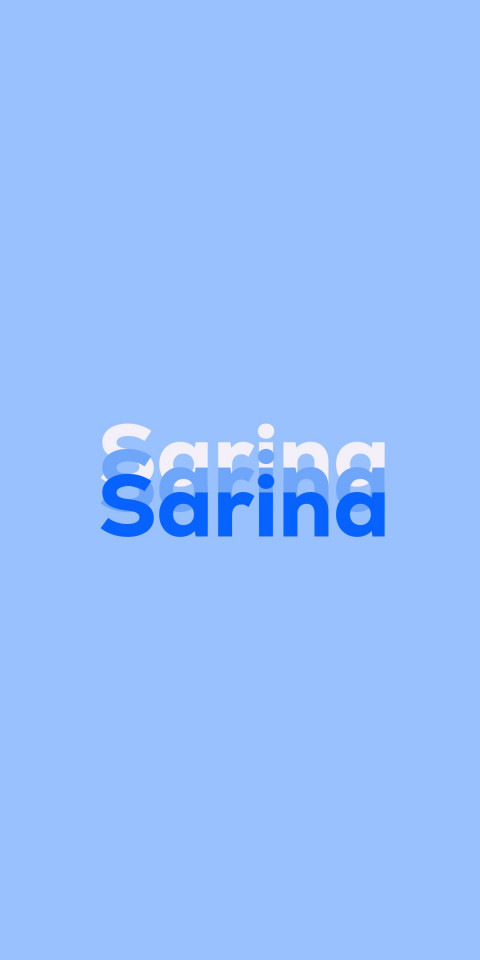 Free photo of Name DP: Sarina