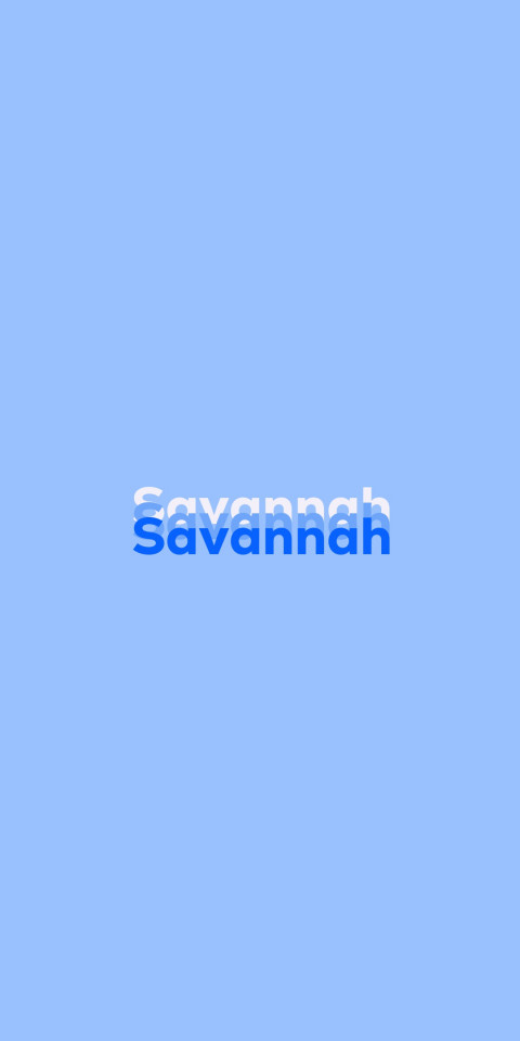 Free photo of Name DP: Savannah