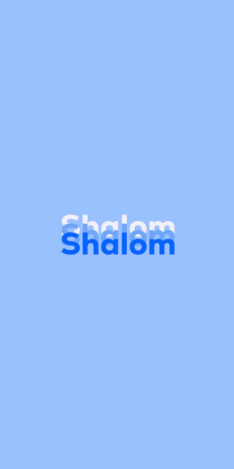 Free photo of Name DP: Shalom
