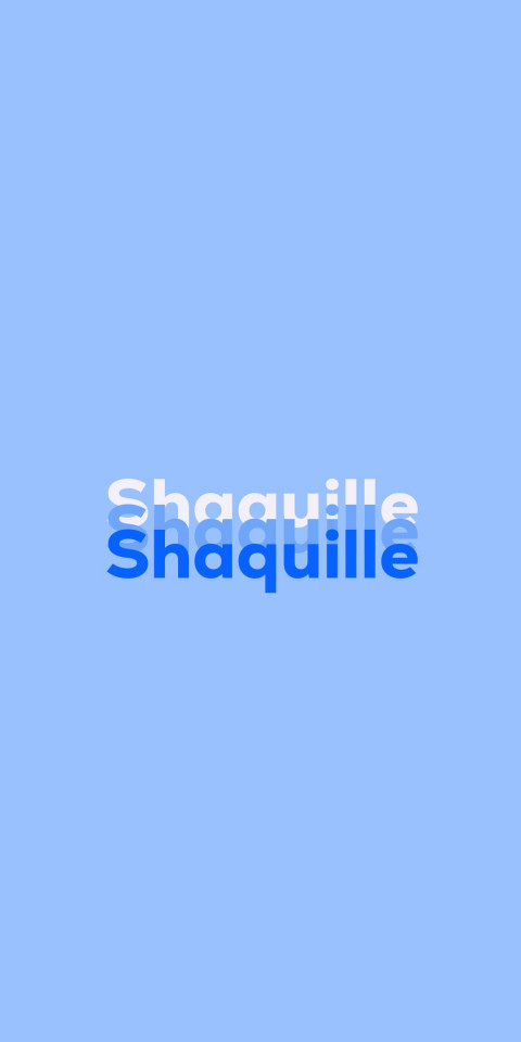 Free photo of Name DP: Shaquille