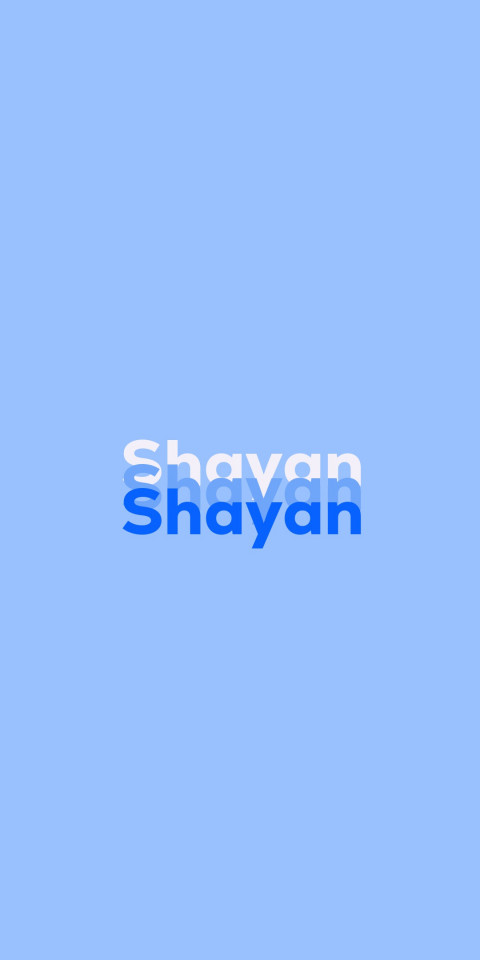 Free photo of Name DP: Shayan