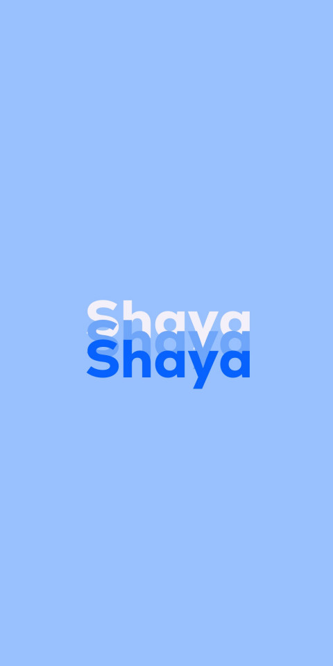 Free photo of Name DP: Shaya