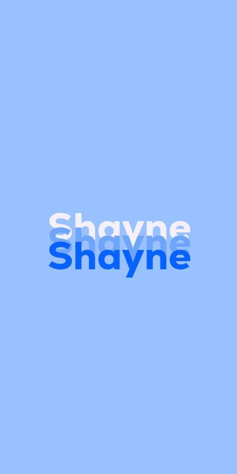 Free photo of Name DP: Shayne