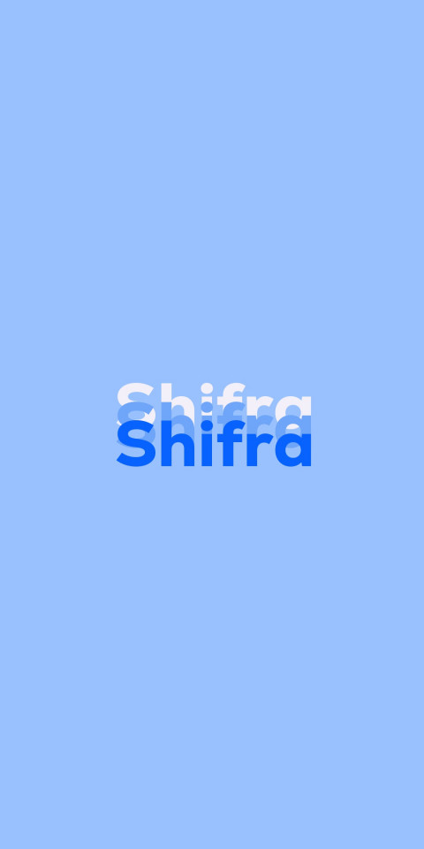 Free photo of Name DP: Shifra