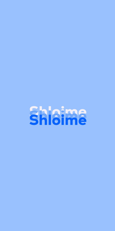 Free photo of Name DP: Shloime