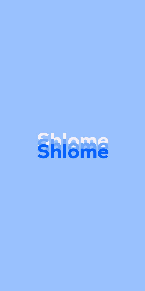 Free photo of Name DP: Shlome