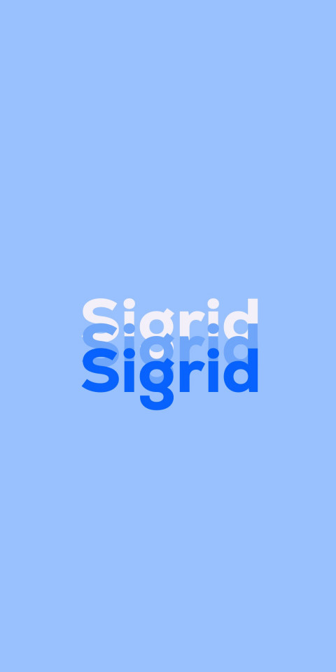 Free photo of Name DP: Sigrid