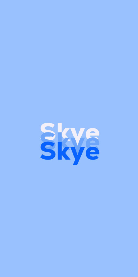 Free photo of Name DP: Skye