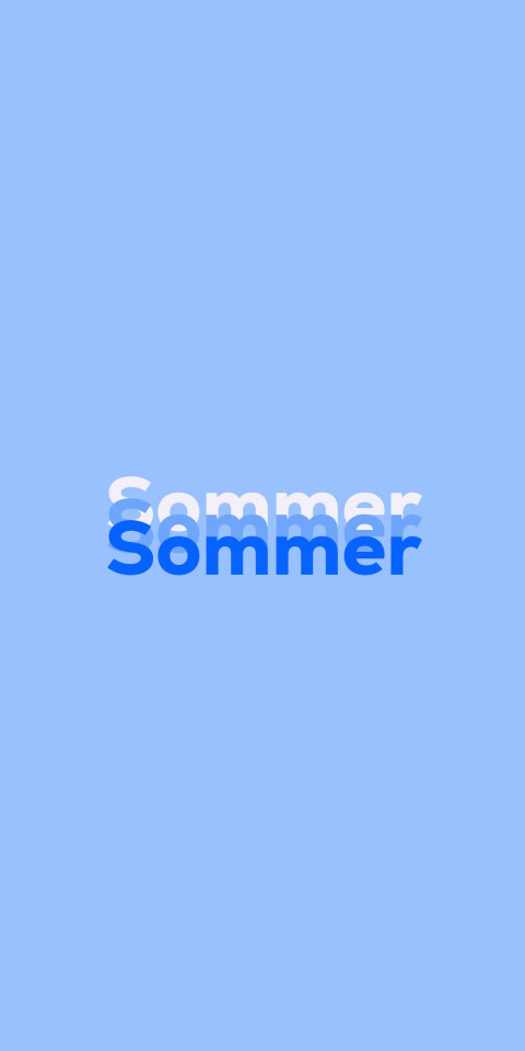 Free photo of Name DP: Sommer