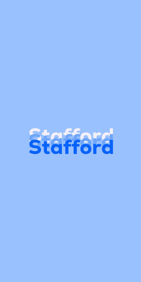 Free photo of Name DP: Stafford