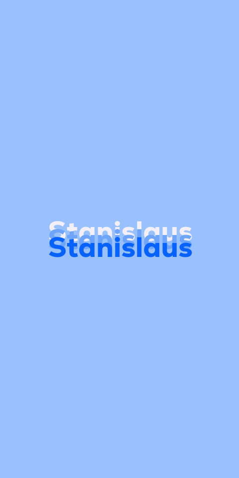 Free photo of Name DP: Stanislaus