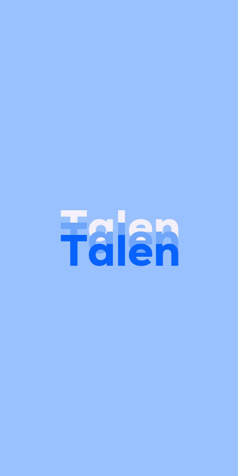 Free photo of Name DP: Talen