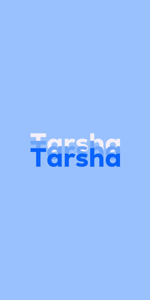 Free photo of Name DP: Tarsha
