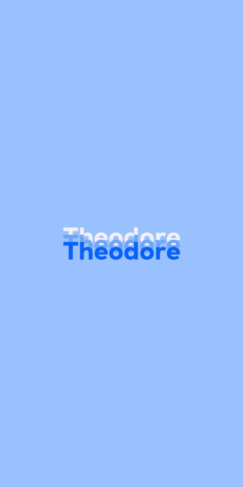 Free photo of Name DP: Theodore