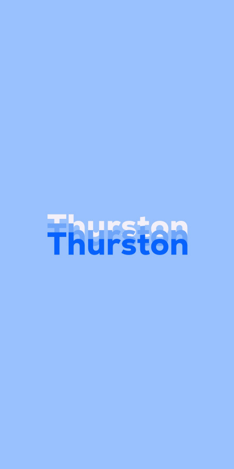 Free photo of Name DP: Thurston