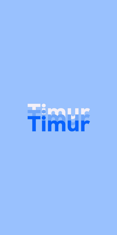 Free photo of Name DP: Timur
