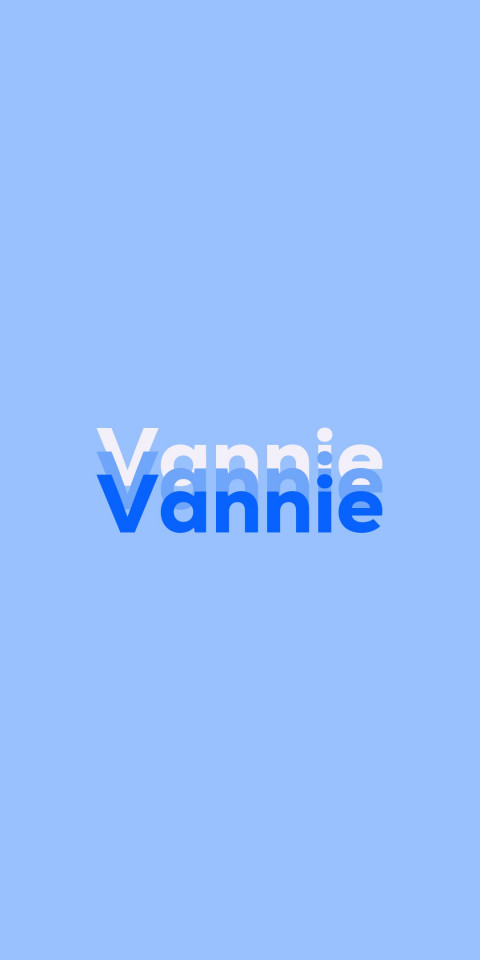 Free photo of Name DP: Vannie