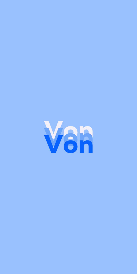 Free photo of Name DP: Von