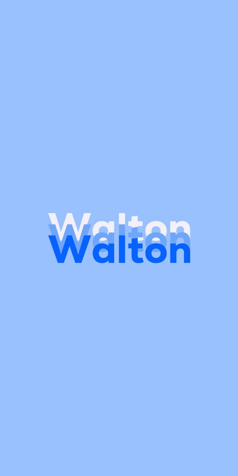 Free photo of Name DP: Walton