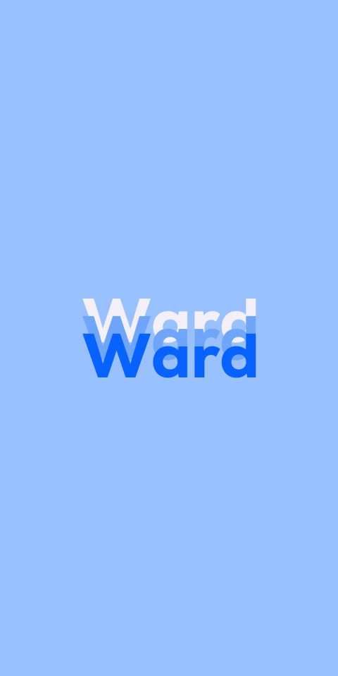 Free photo of Name DP: Ward
