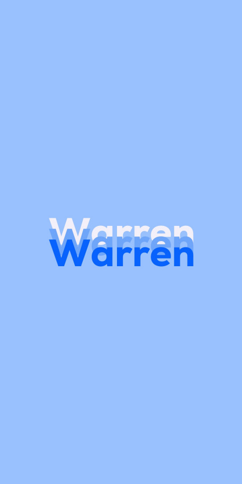 Free photo of Name DP: Warren