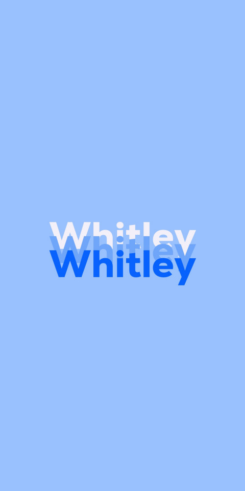 Free photo of Name DP: Whitley